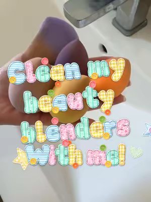 TikTok post by @alanaboylan0 for ISOCLEAN. Caption reads: [...] beauty blenders and powder puffs 😏....