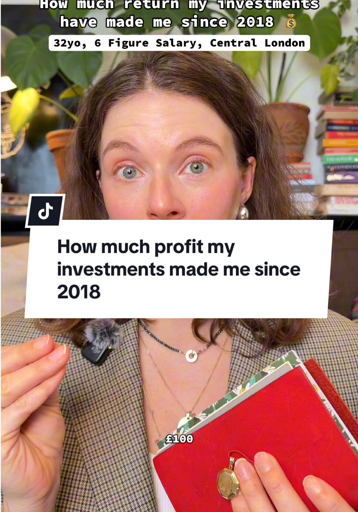 TikTok post by @itssophieblank for Trading 212. Caption reads: [...] of compounding. Not financial advice.....