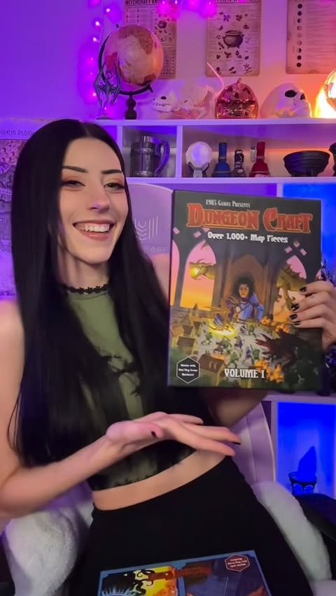 Instagram post by @rikkichuu for 1985 Games. Caption reads: Dungeon Craft from @1985games ⚔️🔮🧙🏼‍♂️

ALSO....