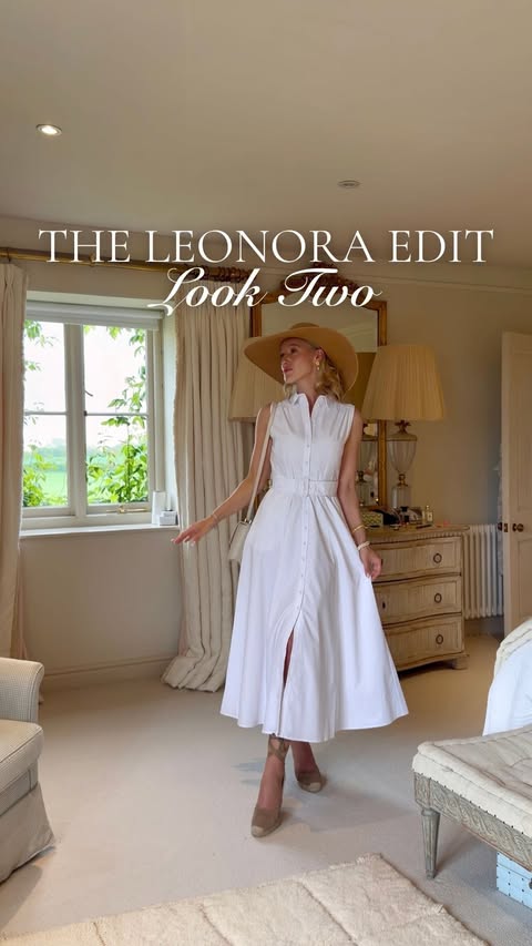 Instagram post by @leonorasmee for Holland Cooper. Caption reads: [...] or the Leonora x HC highlight! 🫶🏻....