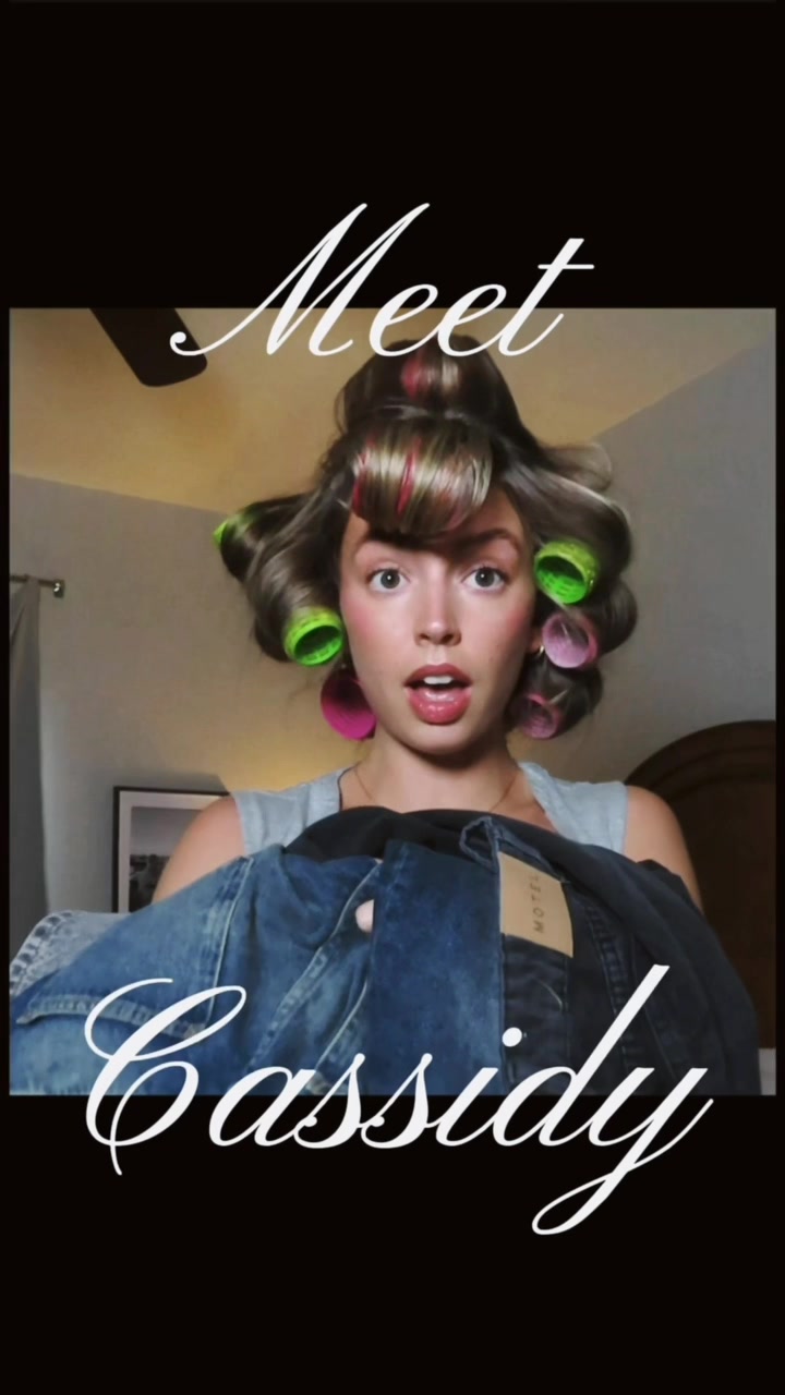 TikTok post by @cassidy.blog for MOTEL. Caption reads: Motel jeans always ;) @MOTEL  #motel #moteldenim....