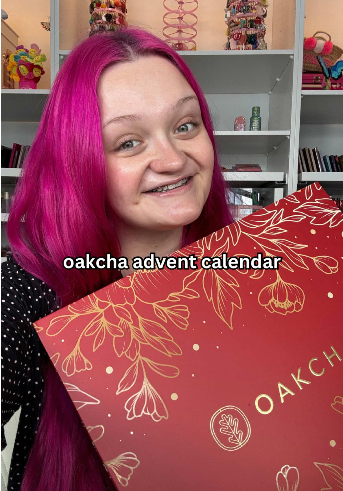 TikTok post by @linsmakeuplooks for Oakcha. Caption reads: [...] first time ever smelling anything from....