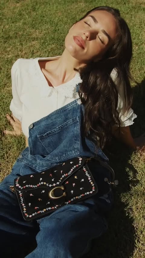 Instagram post by @cartiamallan for Coach. Caption reads: australian summer @coach 
#ad.
