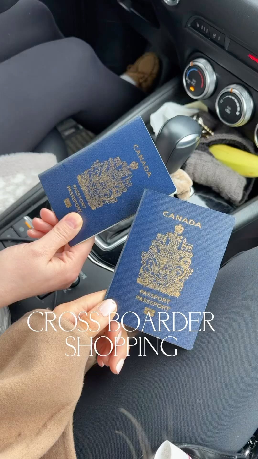 Instagram post by @cassolive for The Bay. Caption reads: Spend 24 hours with two Canadian girlies cross....