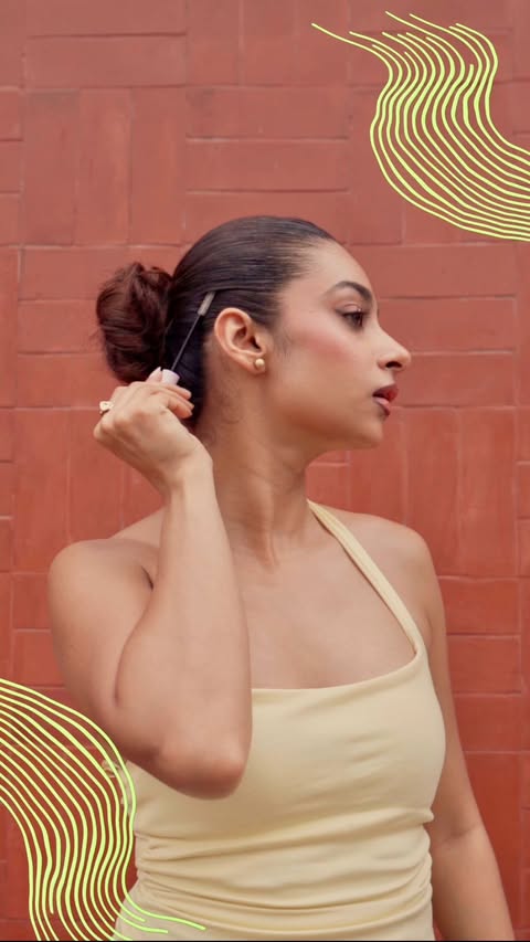 Instagram post by @nihareekasingh for Love Beauty and Planet. Caption reads: This tiny hair hack makes the biggest difference....