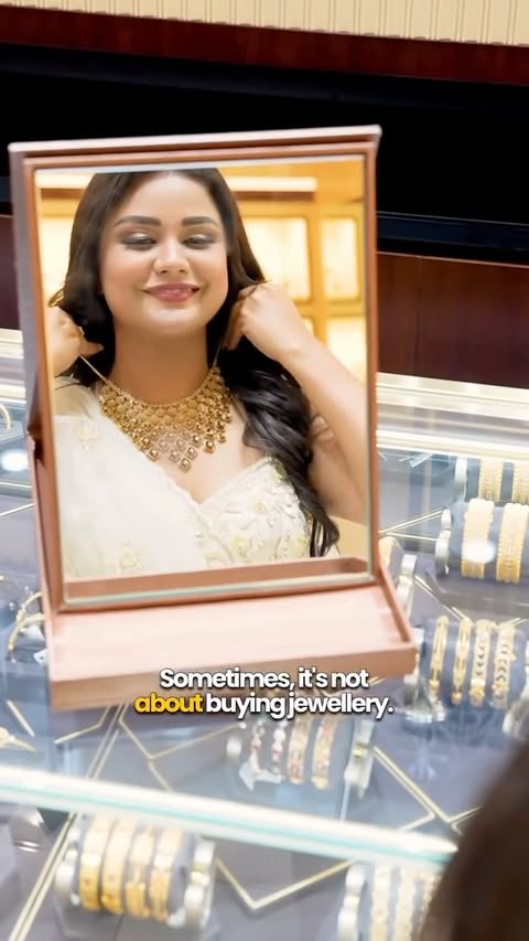 Instagram post by @nashiis_official_ for Joyalukkas. Caption reads: More sparkle. More joy 💎 @joyalukkas_me Every....