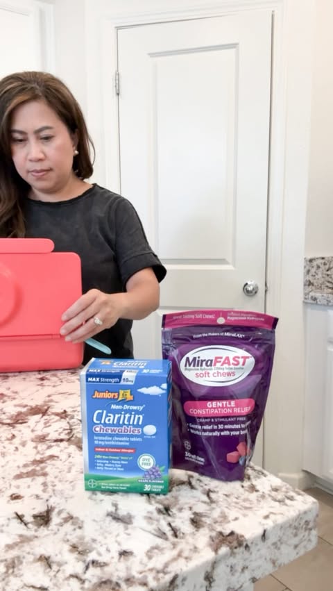 Instagram post by @simplypetiteray for New Engen Creators. Caption reads: #ClaritinPartner #MiraFASTPartner Back-to-school....