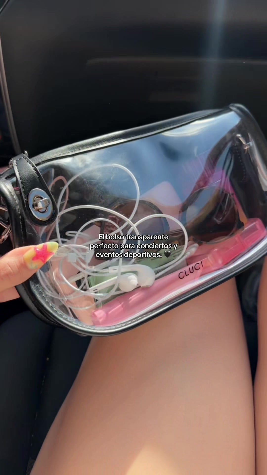 TikTok post by @katherynedubon for CLUCI. Caption reads: @CLUCI #pursecollection #purse [...].