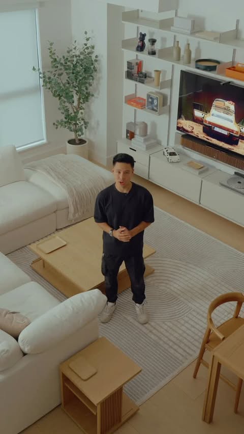 Instagram post by @justin.tse for Sundays. Caption reads: [...] Tech Loft // Furnished with pieces from....