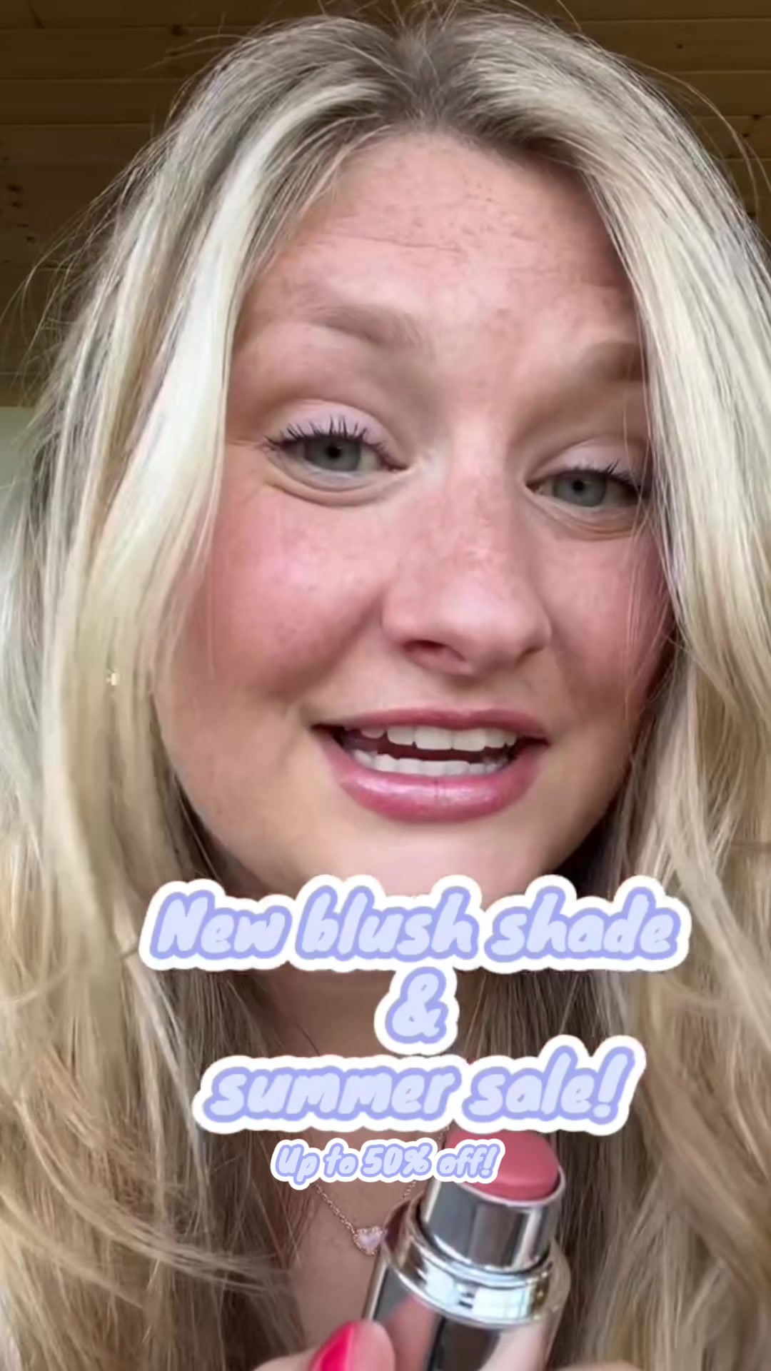 TikTok post by @asmrkatiee for Glam Story. Caption reads: [...] #TikTokShopDealsforYouDays, #SummerWin....