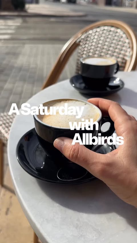 Instagram post by @ashlynsailsbury for Allbirds. Caption reads: From sun up to sun down in my @allbirds. How could....