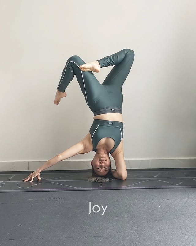 Instagram post by @trudyyogaharmony for Alo Moves. Caption reads: We need to play so that we can rediscover the....