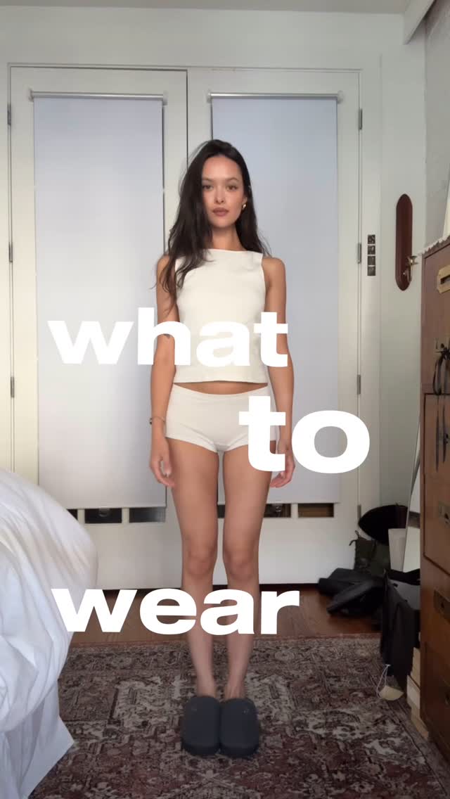 Instagram post by @jasminespuur for GU. Caption reads: discover GU — Uniqlo’s sister brand— now in soho,....