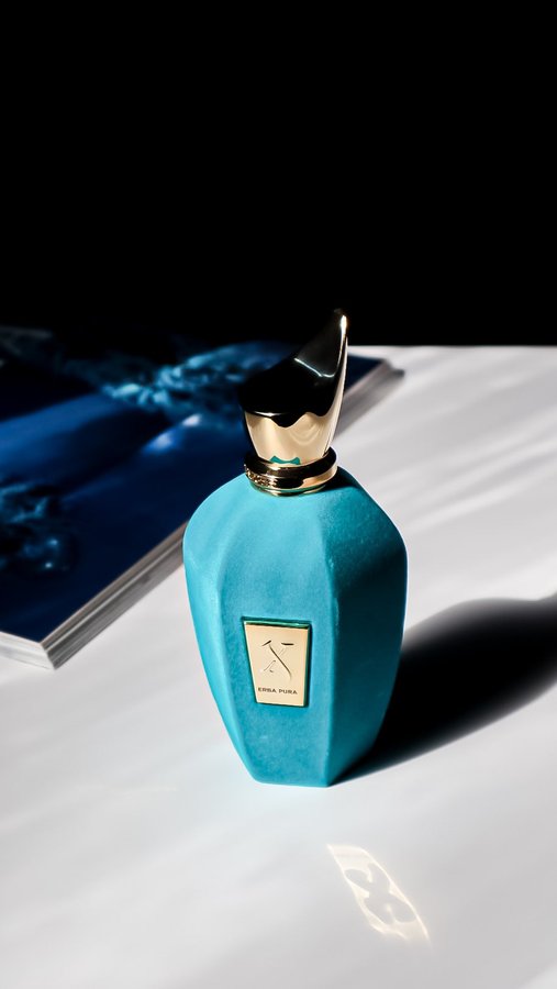 Instagram post by @annaxcellence for Xerjoff. Caption reads: [...] it’s not everyone’s cup of tea.....