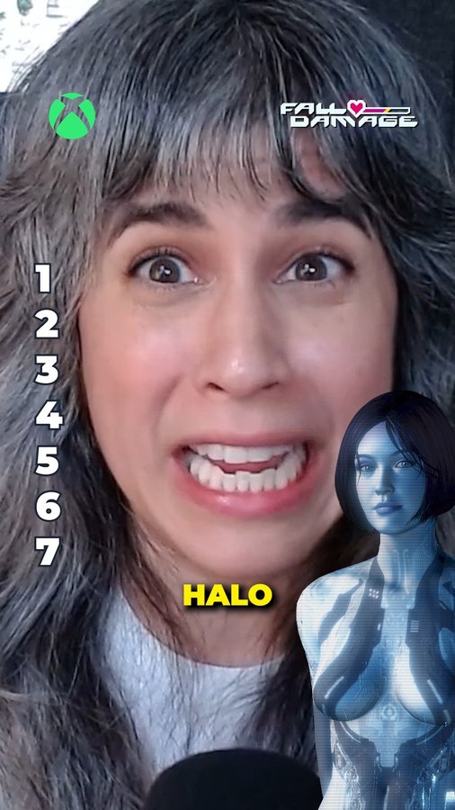 Instagram post by @dexerto for Xbox. Caption reads: Ashly Burch ranks the best companions in gaming.