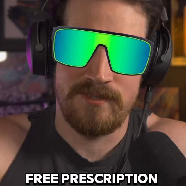 Instagram post by @hardlorepod for Neveneyewear. Caption reads: [...] SIGHT FOR SOUND, a new program by....