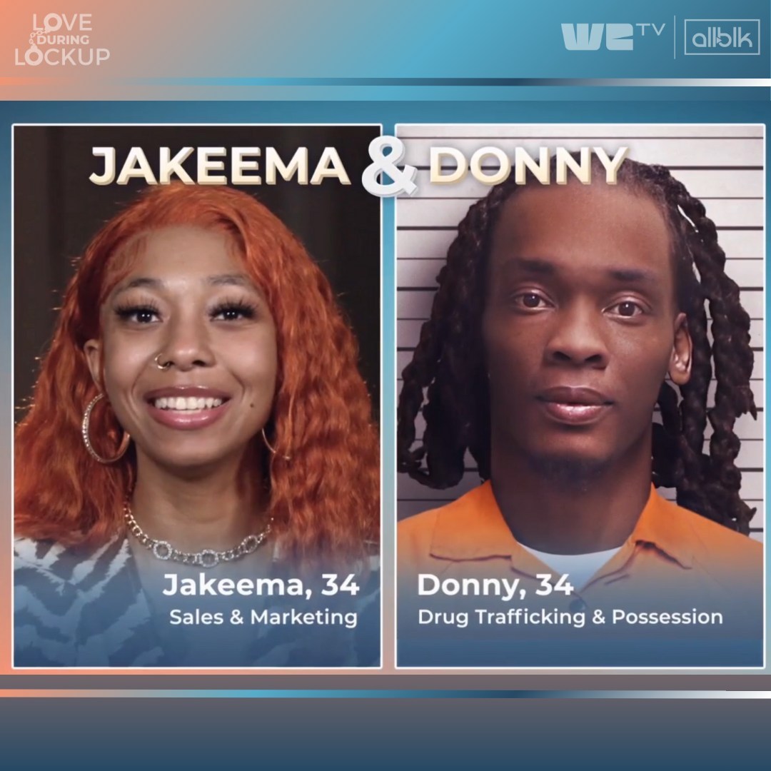 Instagram post by @loveafterlockup_wetv for We TV. Caption reads: [...] new episode of #LoveDuringLockup only on....