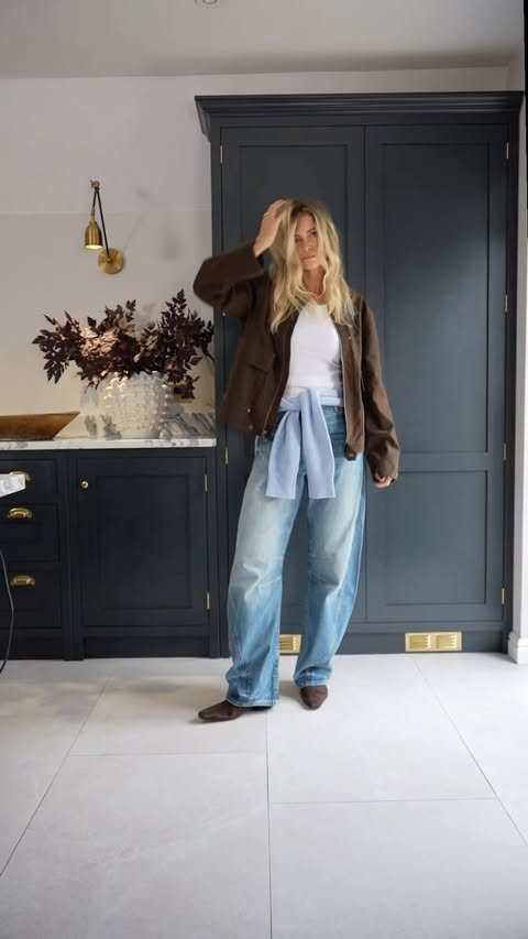 Instagram post by @carasuthers for John Lewis & Partners. Caption reads: ad Two looks, one base. I cannot tell you how much....