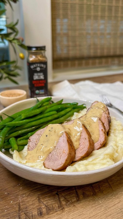 Instagram post by @mysisterskitchenn for Watkins. Caption reads: [...] a holiday turkey, this one’s for you!....