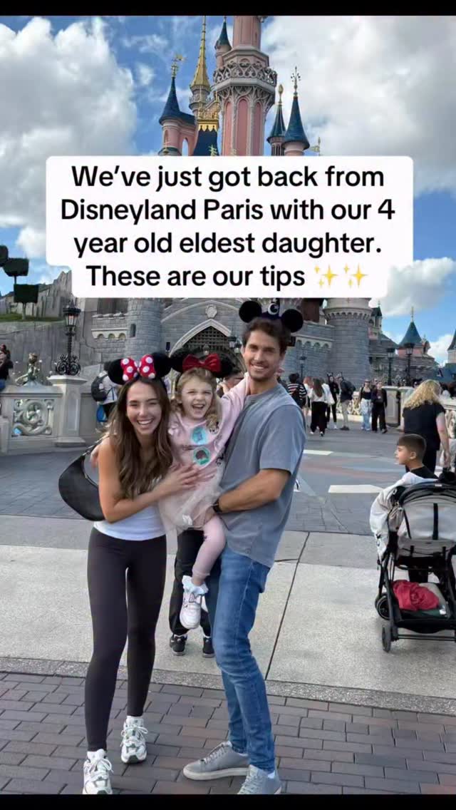 Instagram post by @gemmaalster for Disneyland Paris. Caption reads: Tips here! ✨
Travel 🚝
If you get the Eurostar,....