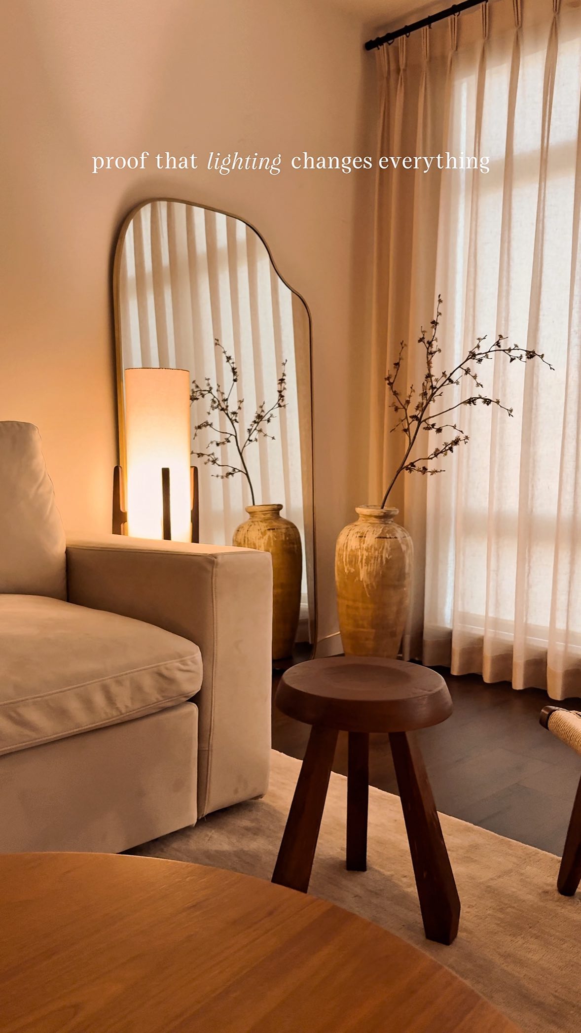 Instagram post by @neutral_homebody for Ozarke. Caption reads: [...] that bring magic outside — all from @ozarke....