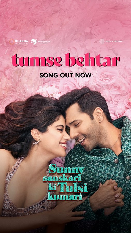 Instagram post by @shashankkhaitan for Dharma Productions. Caption reads: A song that feels like forever, wrapped in one....