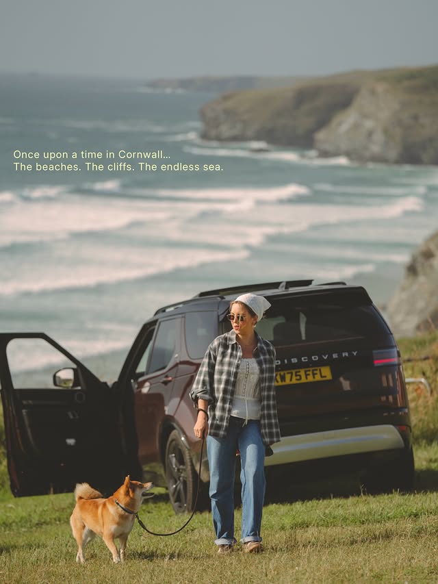 Instagram post by @bykaterinas for Land Rover. Caption reads: [...] it here one day, but having the iconic....