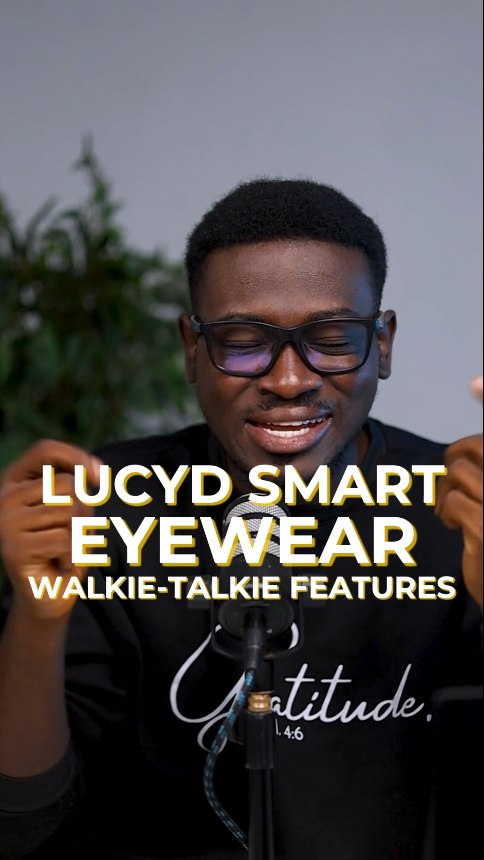 Instagram post by @delppy1_ for Lucyd. Caption reads: [...] with walkie talkie functions from....