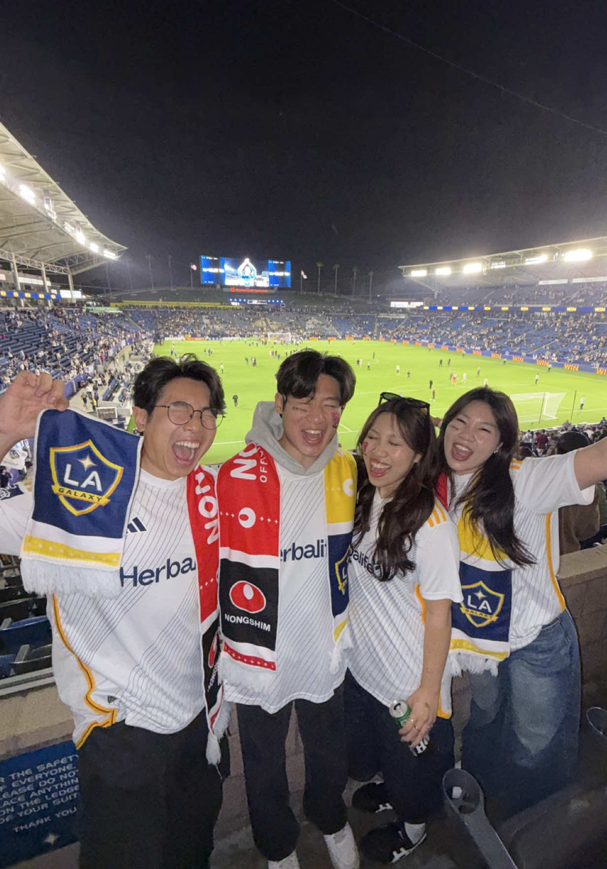 TikTok post by @rjsiu for Nongshim USA. Caption reads: Brb gonna start a soccer team so that Nongshim can....