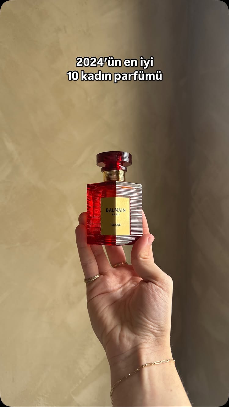 Instagram post by @ertugrulkoclar for Diptyque. Caption reads: 2024’ün en iyi 10 kadın parfümü seçilmiş. yarışma....