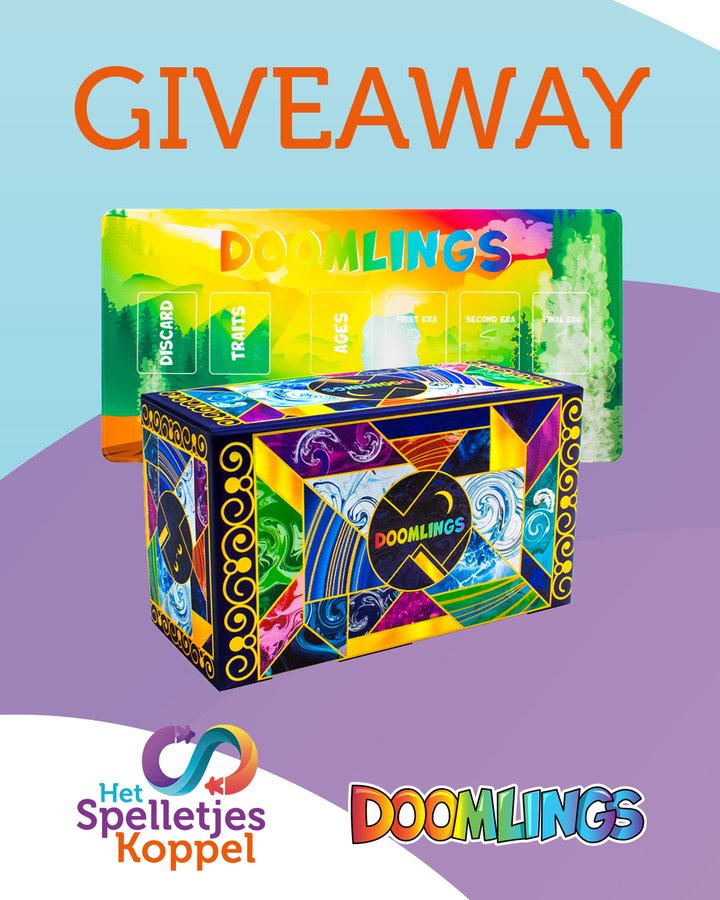 Instagram post by @hetspelletjeskoppel for Doomlings. Caption reads: [...] is: @lalalady2095 🌈 🎁 WORLDWIDE DOOMLINGS....