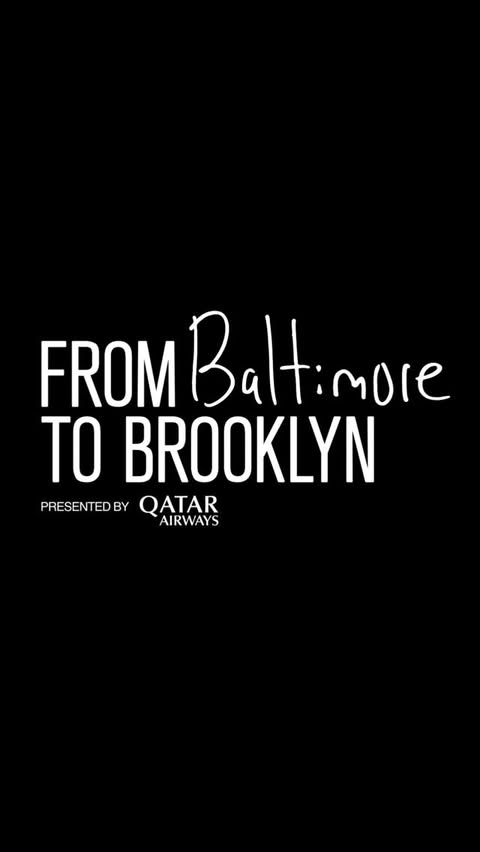 Instagram post by @haywoodjr24 for Qatar Airways. Caption reads: [...] Baltimore to Brooklyn, presented by....