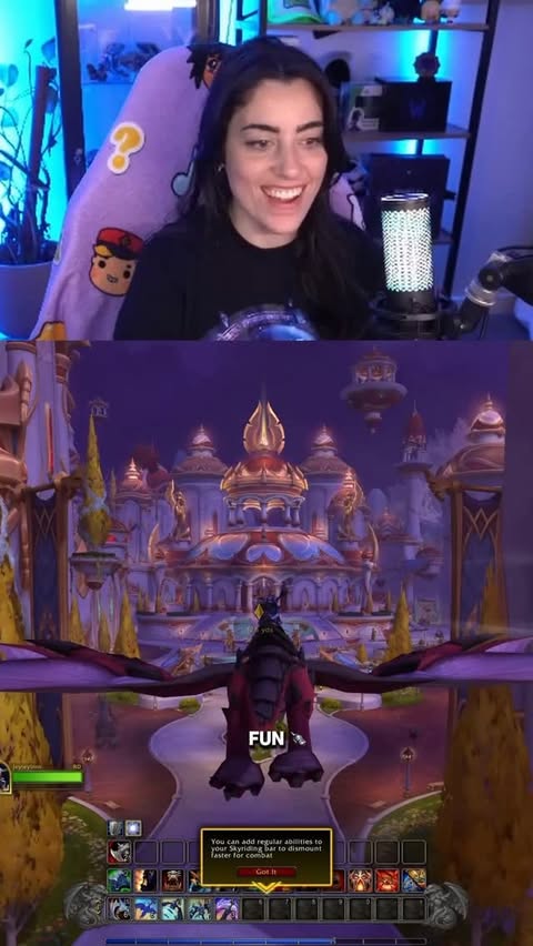 Instagram post by @jeyjeybink for Blizzard Entertainment. Caption reads: “As a new player WoW is daunting” SAID NO ONE EVER....