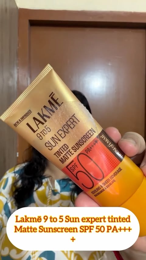 Instagram post by @awantika.rai.35 for Lakmé. Caption reads: #AD SPF isn’t optional, it’s essential 🌞 Lakme 9....