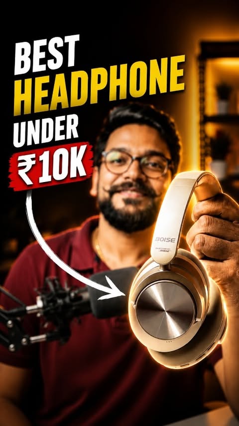 Instagram post by @pushpendra.tech for Noise. Caption reads: Noise Master Buds Max😍🔥 Didn't expect this [...].
