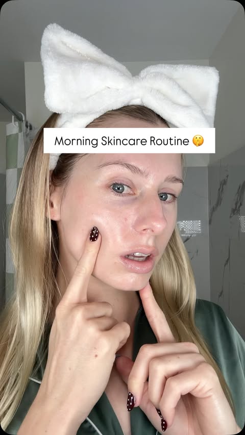 Instagram post by @majnar for Dieuxskin. Caption reads: [...] serum spray 
@tatcha longevity serum....