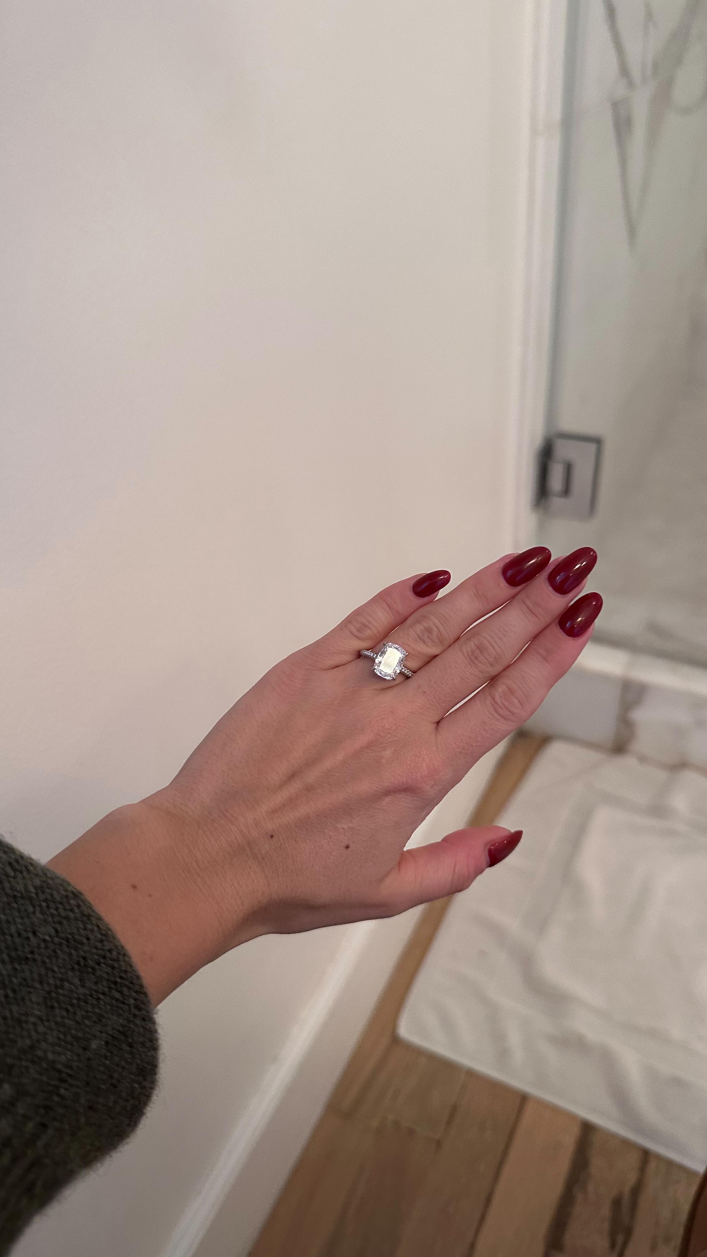 Instagram post by @chbickley for Ring Concierge. Caption reads: Found my dream wedding bands with Ring Concierge!....