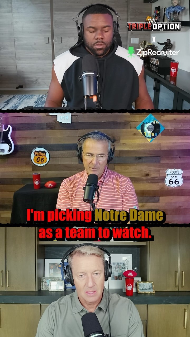 Instagram post by @urbanmeyercoach for ZipRecruiter. Caption reads: [...] to make it into the CFB Playoff ☘️....