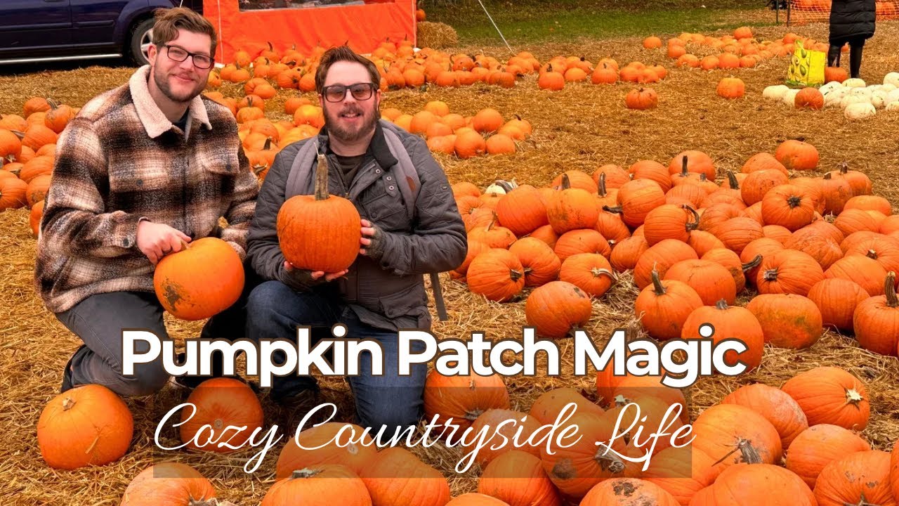 YouTube post by @ElliotNMatt for Ultrahuman. Caption reads: Pumpkin Picking & Cozy Slow Living In The English....