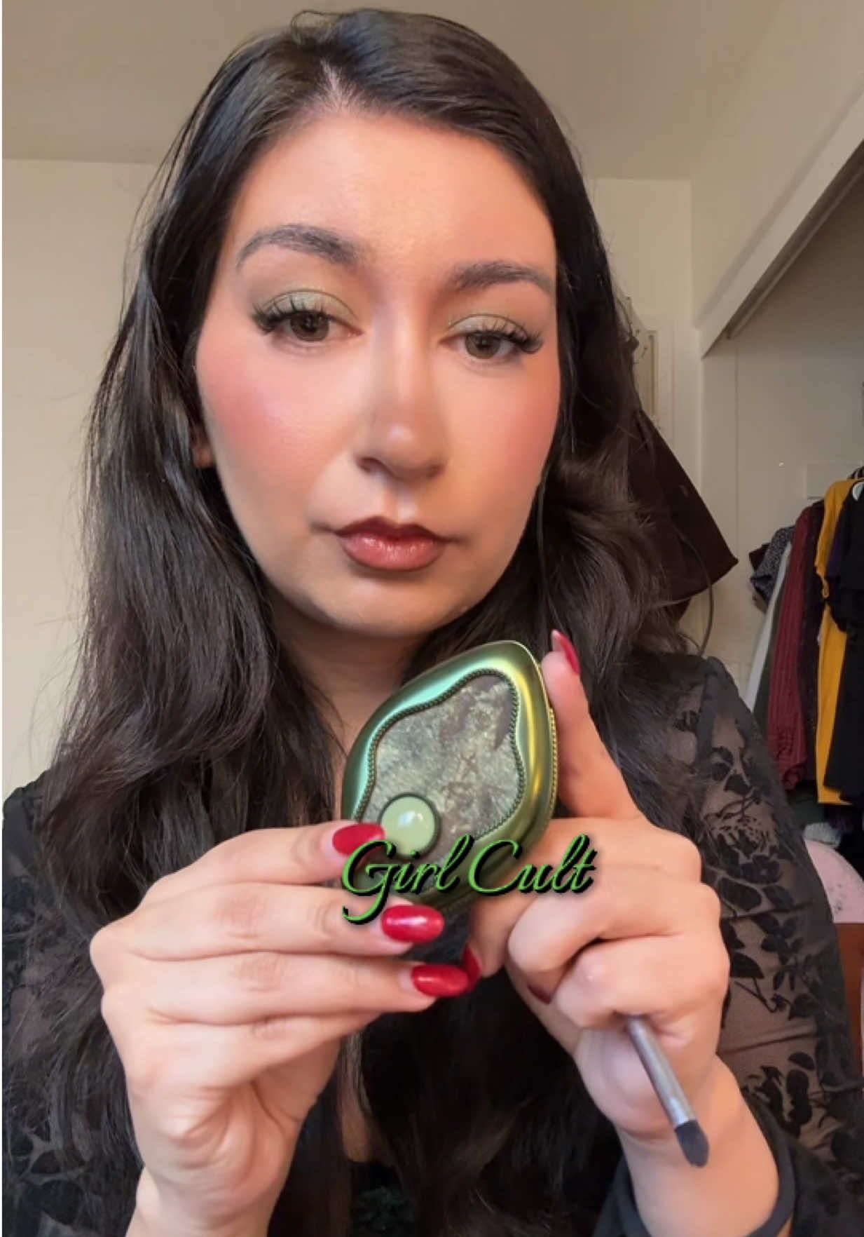 TikTok post by @merlinmoonmagic for Girlcult. Caption reads: @Girlcult . weekend beauty ritual ft. Girl Cult....