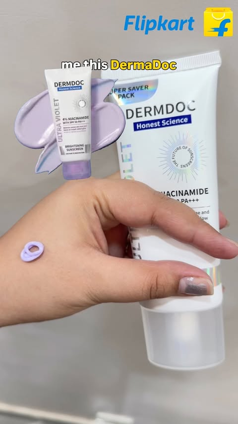 Instagram post by @lifeofkirtiandarika for DERMDOC. Caption reads: [...] skin starts with protecting it first ✨....