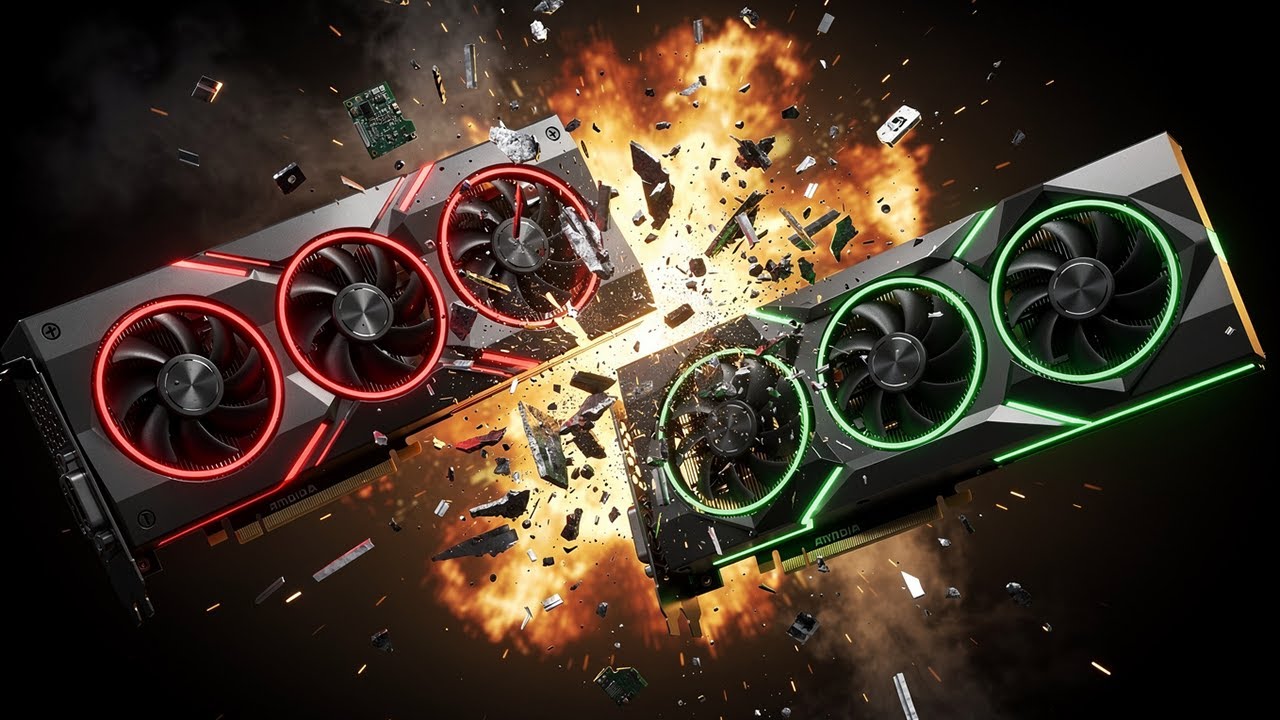 YouTube post by @GamerMeld for Newegg. Caption reads: GPUs Are Becoming OBSOLETE!.