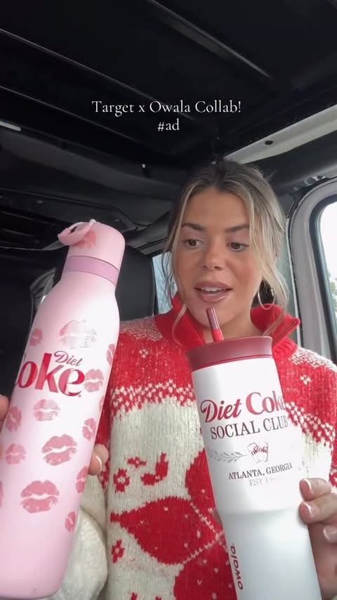 Instagram post by @madisonsvetz for Owala. Caption reads: [...] the coolest collab of the season!!....