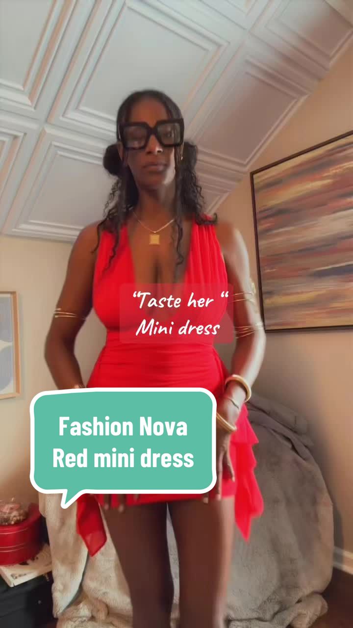 TikTok post by @unique_n_prettythings for Fashion Nova. Caption reads: [...] the link in the video 😍😍@Fashion Nova....