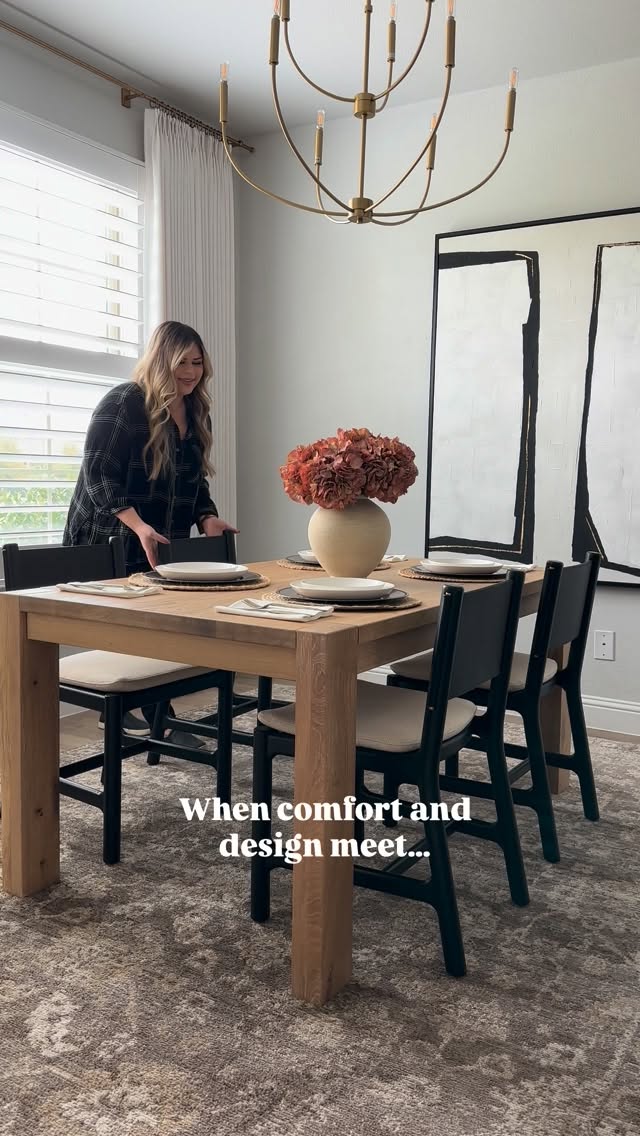 Instagram post by @dallasdecorhome for Denver Modern. Caption reads: When comfort and design meet
you get the Avon....