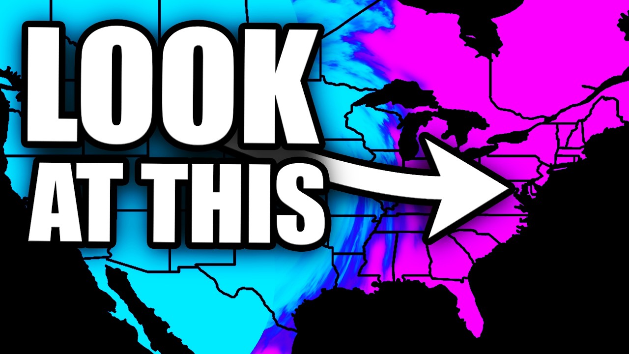 YouTube post by @RyanHallYall for ZipRecruiter. Caption reads: A HUGE Temperature Shock Is Coming For Millions....