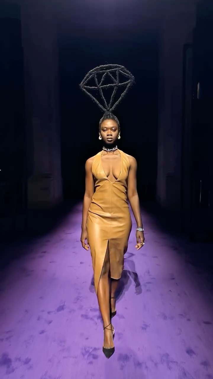 Instagram post by @laetitiaky for Messika. Caption reads: i am so in love with this video i created in....