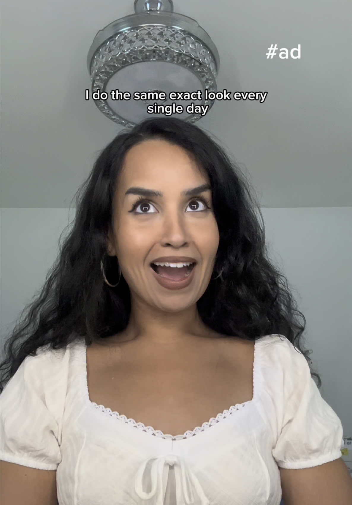 TikTok post by @lexdelvalle for Trident Gum. Caption reads: Girl, I needed to switch up the routine a....