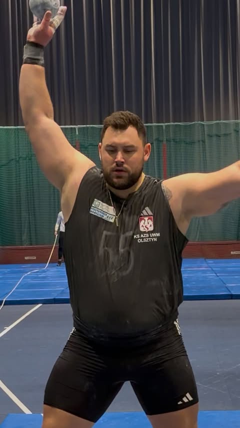 Instagram post by @konradbukowiecki for adidas. Caption reads: [...] @bsszczytno @cwz_sport #WodKan @adidas.