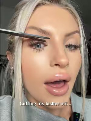 TikTok post by @lkandersonn_ for Brownvenus. Caption reads: My holy grail brown lashes ✨ @Brownvenus #lashes....